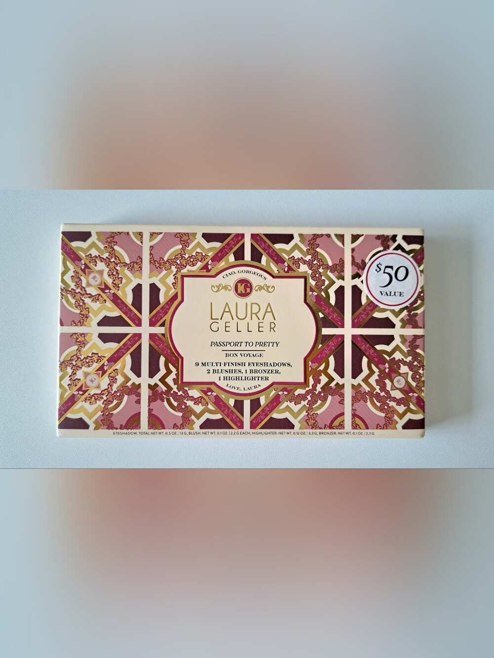 Laura Geller Passport to Pretty "Bon Voyage" Travel Face & Eye Palette